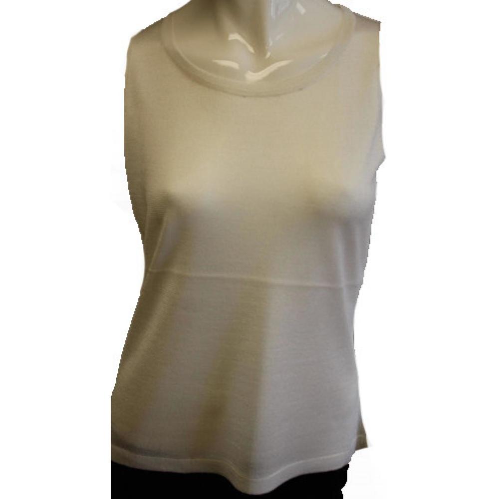NEW ANGEL APPAREL bra-friendly tank in cream